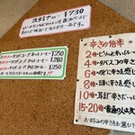 マルパソ - 壁のメニュー