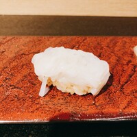 築地青空三代目別邸 - 刻んだイカの握り