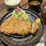 勝烈亭 - 上ロースカツ定食 (1,518円) 日替わりサービス価格