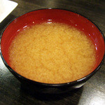 華麗なるカレー - あご出汁の味噌汁(7/27おつまみ総選挙)