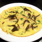 華麗なるカレー - 桜海老の薄焼き玉子(7/27おつまみ総選挙)