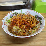 自家製麺 てんか - 混ぜた後