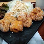 鶏三和 - 唐揚げ定食モモ５個　919円