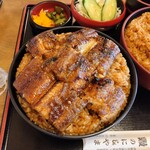 鰻のにしやま - うな丼上（ご飯大盛り）