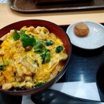 Torisanwa - 名古屋コーチンアサリ菜の花の親子丼1,265円