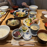 長浜鮮魚卸直営店 米と魚 - 鯖の味噌煮とチキン南蛮