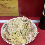 ラーメン二郎 - ラーメン小　カラメ以外全マシマシ