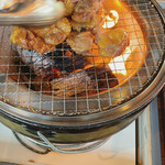 高千穂 鶏の炭火焼き - 