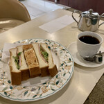 マヅラ喫茶店 - 2022/11/19 ハムトースト&ホットコーヒー