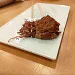 鮨　仙八 - ホタルイカのホタルイカかけ