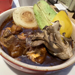 むさしの森珈琲 - グリル野菜ととろけるビーフシチューのご馳走プレート（スープ付） ¥1580