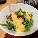 at cuore - サラダ（ニンジンの自家製ドレッシング）