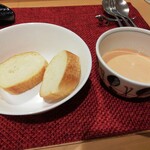 at cuore - バケット・冷製ビスクスープ