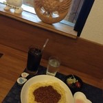 ふくろう茶房 - 日替わりメニュー(ミートパスタ)