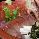 福寿司 - 日替わりランチＢセッ　トカンパチがとても美味しそうでした♪