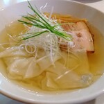 喜多方 満喜 - 塩ワンタン麺