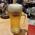 台南 - 生ビール中ジョッキ