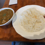 カレー風味すずき - 茄子と挽肉のカレー　大盛