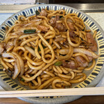 Okonomiyaki Mie - ホルモンうどん　普通(2玉)