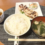 麹料理ごはん - 国産鶏もも肉の塩麹ステーキ1,200円税込