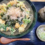 夏見屋 - 桜海老と辛味大根のぶっかけ蕎麦