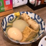 白熊 - おでん。色々で1170円