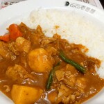 CoCo壱番屋 - 料理写真:やさいカレー200g2辛＋ハーフ豚しゃぶ