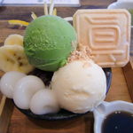 北斎茶房 - 茶房特製あんみつ