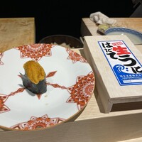 麻布十番 鮨 無銘 - はだての生雲丹