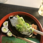 すし上等 - 追加の霞ヶ浦しらうお軍艦