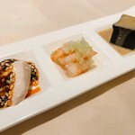 中国料理 四川飯店 - 冷菜盛り合わせ