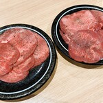 廻転レーン焼肉 いっとう - 牛タン[倍盛り]…税込693円　×2