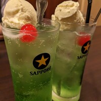 魚屋あらまさ 川崎店 - クリームソーダ