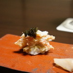 しのはら - 口直しの握り寿司　毛蟹とキャビア