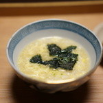 しのはら - 鰻と鱧のｼシャブシャブの出汁でつくった雑炊