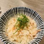 鮮魚と季節料理 和処 平塚 - 桜海老の土鍋ご飯