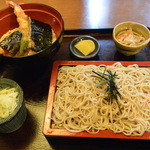 20470303 - 2013/08　二八天丼セット　1,100円