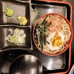 蕎麦・料理 籔半 - 割子５段(ウニとろろ)