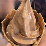 CACAO CROWN - チョコソフトクリームはもちろん、コーンも美味しかったそうです♪