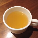 ミスターとフライパン - セットのコンソメスープ