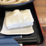 延喜 - トッピングは揚げ餅です♪