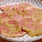 黒毛和牛ロース（塩・タレ・わさび焼き）