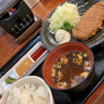 牛かつ 壱弐参 - 牛かつ定食　かつ1枚（130g）