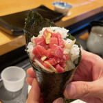 幸寿し 本店 - ネギとろ手巻き