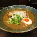 自己流ラーメン綿麺 - 和風とんこつ　３杯目