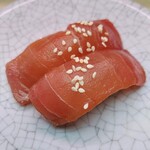 天下寿司 - づけまぐろ