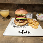 folk burgers&beers - 今日のセット