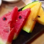 H25.08  デザート(スイカ相盛り)