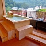 寿庵 - 部屋付露天風呂