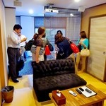 寿庵 - ＯＰＥＮ前の研修（招待）で訪問。館内を案内して貰いました